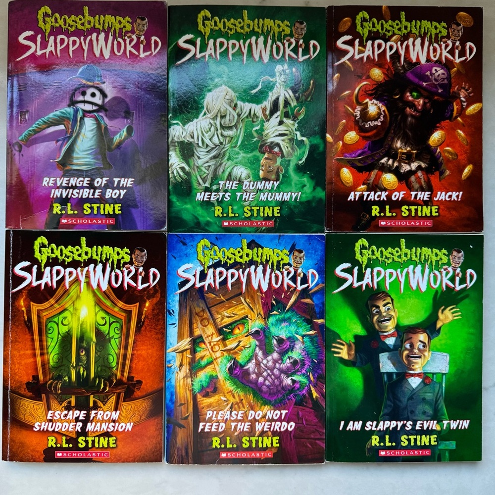 Goosebumps books | 6 included | R.L stine